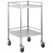 Picture of SINGLE STAINLESS STEEL TROLLEY