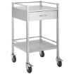 Picture of SINGLE STAINLESS STEEL TROLLEY