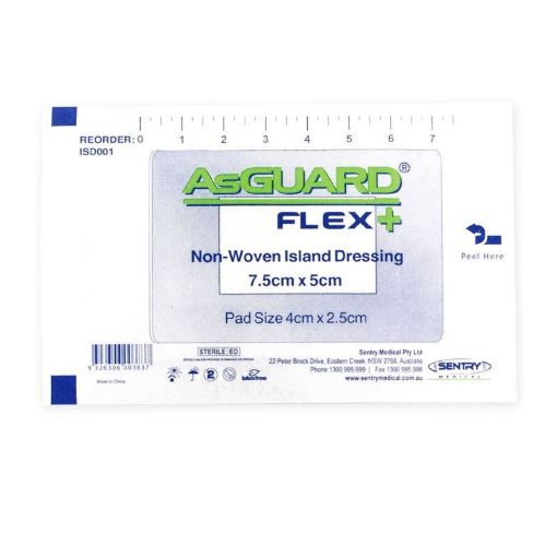 Picture of ASGUARD FLEX + NON-WOVEN ISLAND DRESSING STERILE