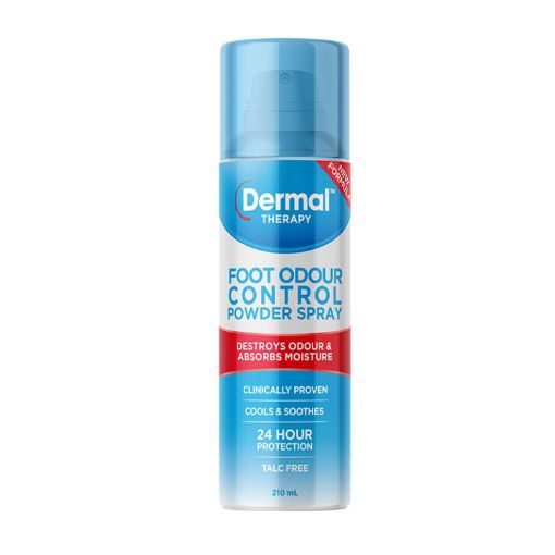 Picture of DERMAL THERAPY FOOT ODOUR CONTROL POWDER SPRAY