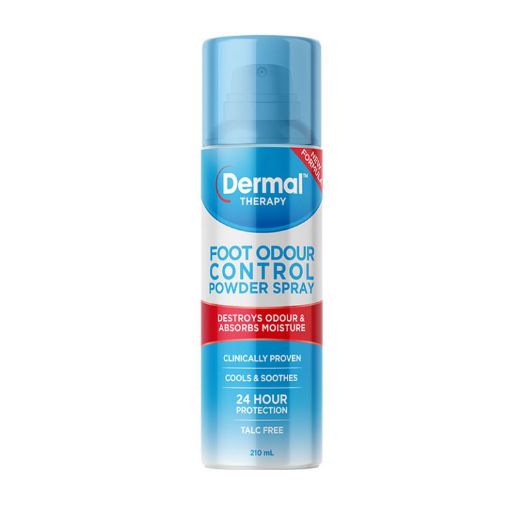 Picture of DERMAL THERAPY FOOT ODOUR CONTROL POWDER SPRAY