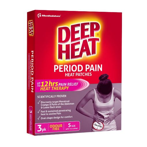 Picture of DEEP HEAT PERIOD PAIN HEAT PATCHES