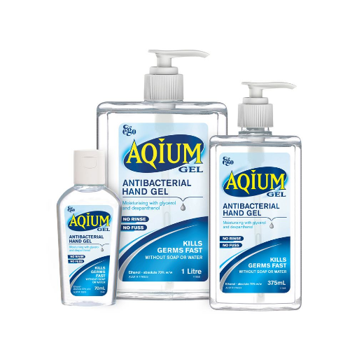 Picture of AQIUM ANTIBACTERIAL HAND GEL - TGA certified product