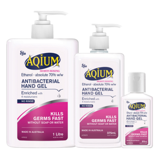 Picture of AQIUM MOISTURISING ANTIBACTERIAL HAND GEL