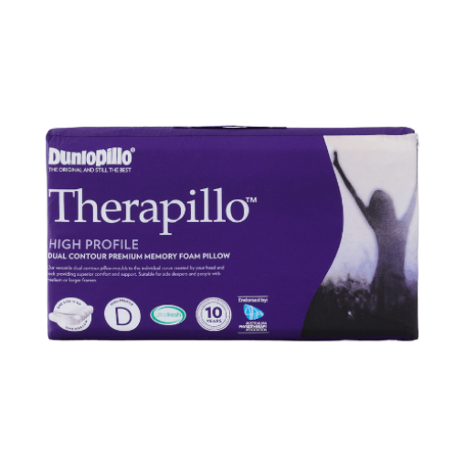 Picture of Therapillo Memory Foam Dual Contour High Profile & Firm Feel Pillow