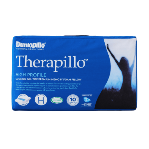 Picture of Therapillo Cooling Gel Top Memory Foam High Profile & Firm Feel Pillow